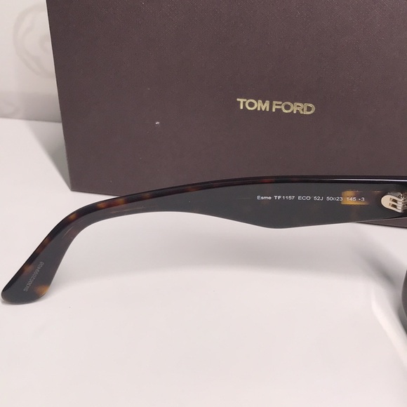 New Authentic Tom Ford Esme TF1157 52J Havana/Brown Sunglasses